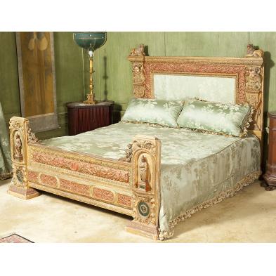venetian-carved-and-painted-master-bed