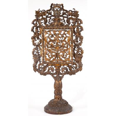 antique-gilded-italian-fire-screen