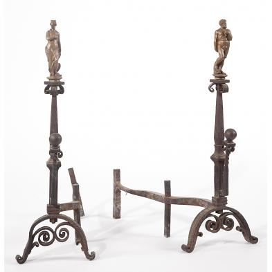 pair-of-italian-andirons