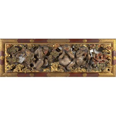 japanese-carved-wood-three-monkeys-plaque
