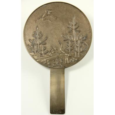 japanese-bronze-hand-mirror-19th-century