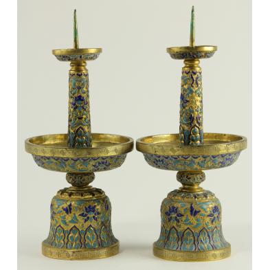 pair-of-chinese-gilt-bronze-pricket-sticks