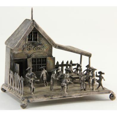 dutch-silver-miniature-tavern-scene