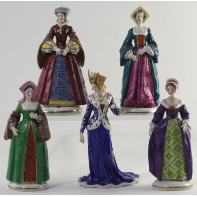 five-antique-continental-porcelain-figures
