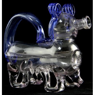 venetian-glass-figural-dog-pitcher