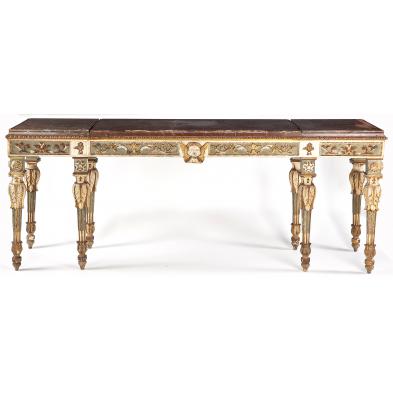 italian-painted-and-parcel-gilt-console-table