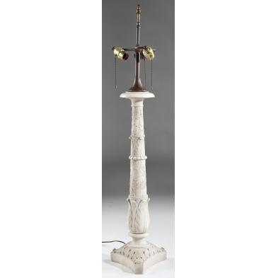 carved-carrara-marble-table-lamp