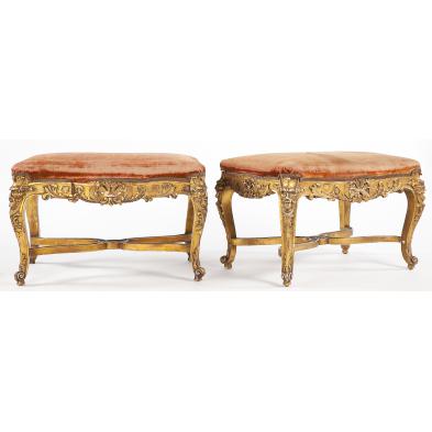 pair-of-louis-xv-style-gilt-wood-benches