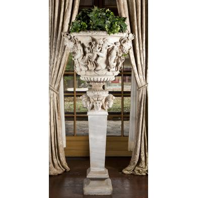 pallazo-carrara-marble-urn-and-pedestal