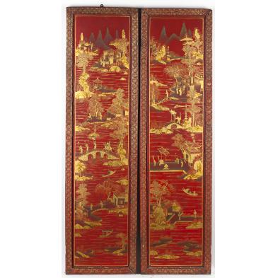 pair-of-chinese-lacquered-panels