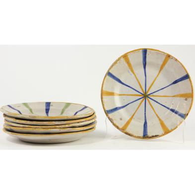 set-of-six-italian-pottery-plates