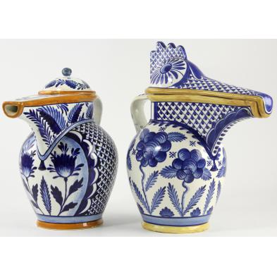 pair-of-austrian-pottery-pitchers
