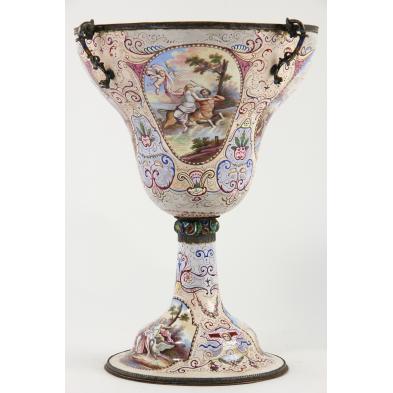 antique-enameled-standing-cup