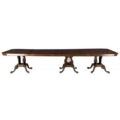 federal-style-three-pedestal-dining-table