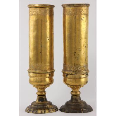 pair-of-gilt-bronze-vases