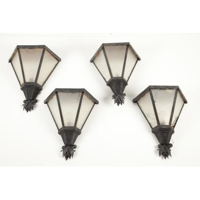 four-cast-iron-wall-sconces