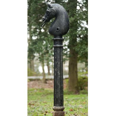 19th-century-cast-iron-hitching-post