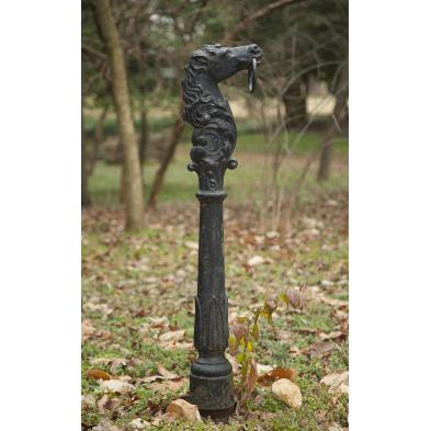 19th-century-cast-iron-hitching-post