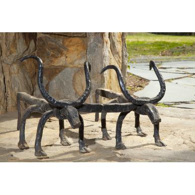 pair-of-spanish-longhorn-bull-andirons