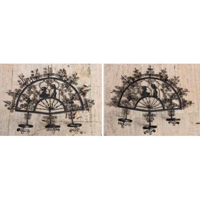 pair-of-spanish-wrought-iron-flower-pot-holders