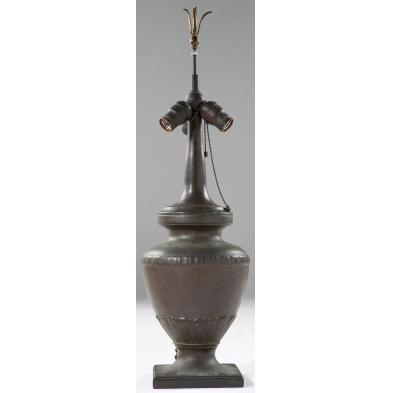 handel-bronze-urn-form-table-lamp-base