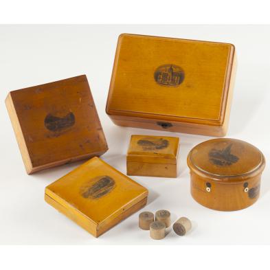 five-souvenir-woodware-boxes