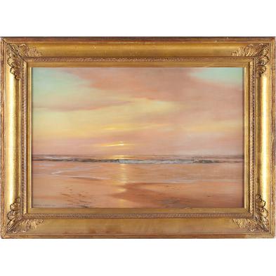warren-sheppard-ny-1859-1937-sea-at-sunset