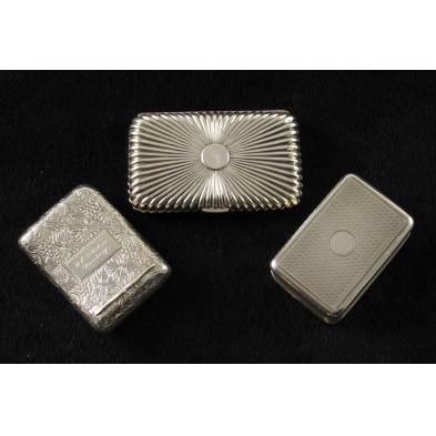 group-of-3-english-sterling-objects