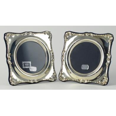 pair-of-english-sterling-picture-frames