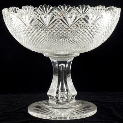 irish-cut-crystal-pedestal-bowl-19th-century