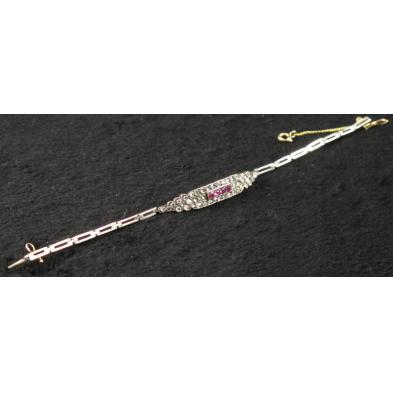 antique-ruby-and-diamond-bracelet