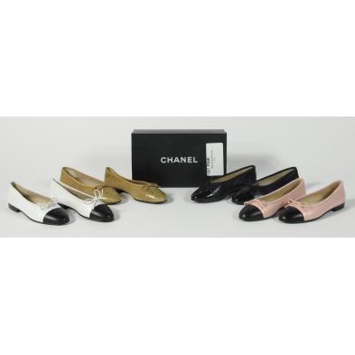 four-pairs-of-ballet-flats-chanel