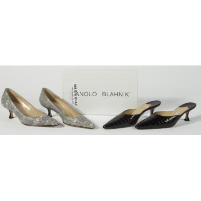 two-pairs-of-exotic-skin-shoes-manolo-blahnik