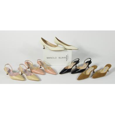 five-pairs-of-high-heels-manolo-blahnik