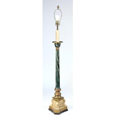 italian-painted-column-floor-lamp