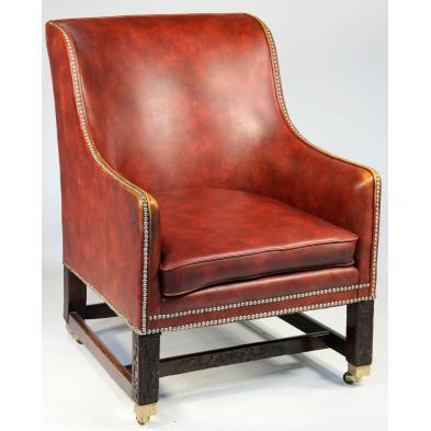 18th-century-style-leather-chair