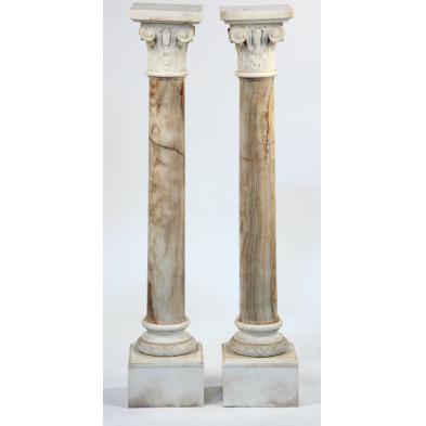 pair-of-marble-corinthian-columns