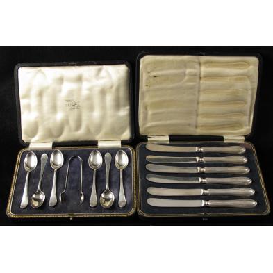 two-cased-sets-of-sterling-flatware