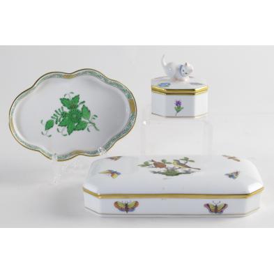3-herend-porcelain-dresser-objects
