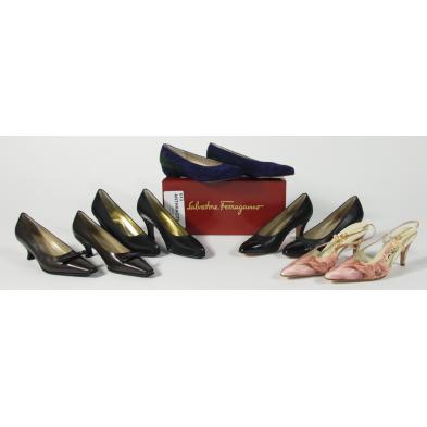 five-pairs-of-shoes-salvatore-ferragamo