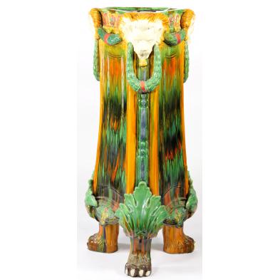 monumental-george-jones-majolica-pedestal