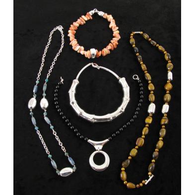 five-sterling-and-stone-necklaces-2-israel