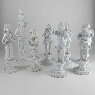 collection-of-antique-continental-glass-figures