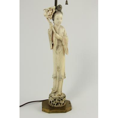 japanese-carved-ivory-lamp