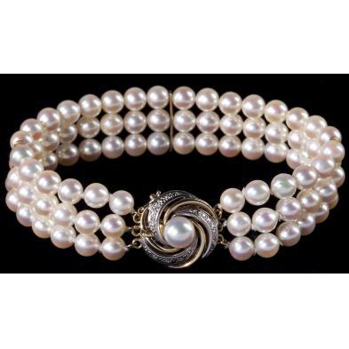 multi-strand-akoya-pearl-bracelet