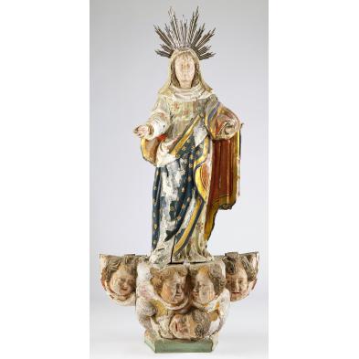 spanish-carved-madonna-statue