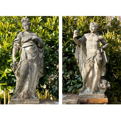 pair-of-limestone-statues