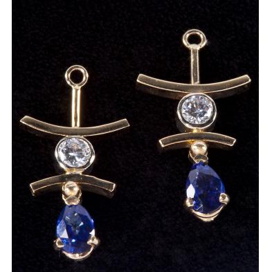 sapphire-and-diamond-ear-jackets-jewelsmith