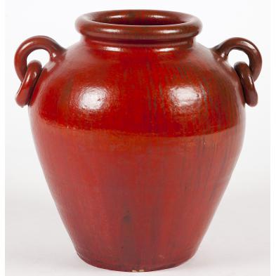 nc-pottery-chrome-red-floor-vase