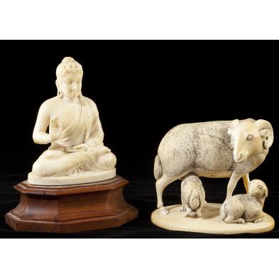 two-vintage-ivory-carvings